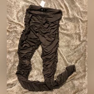 Scrunch high waisted pants